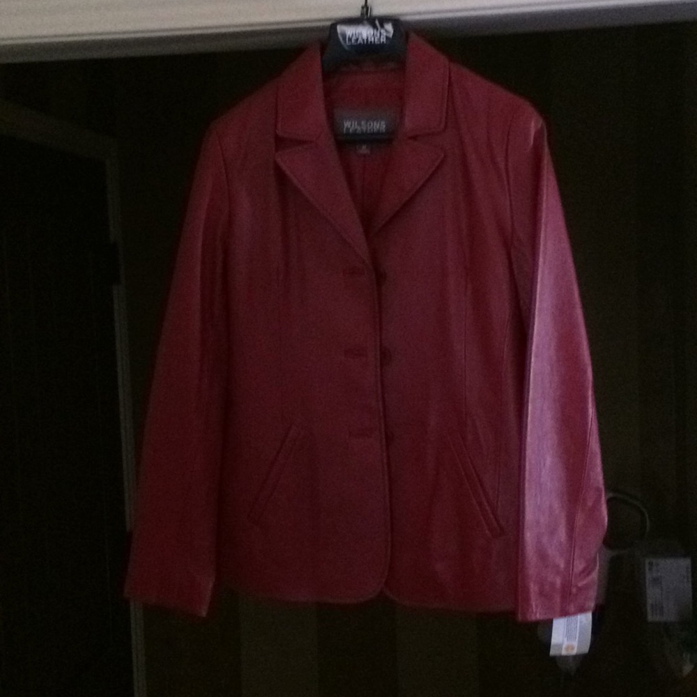 Wilson’s leather medium lamb jacket